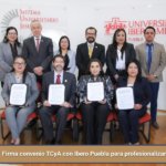 Firma convenio TCyA con Ibero Puebla para profesionalizar a su personal.