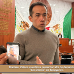 Bladimir Zainos cuestiona presunta falta de denuncias contra “Los Zorros” en Tepeyanco.