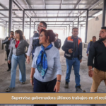Supervisa gobernadora últimos trabajos en el recinto ferial.