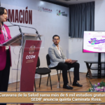 Caravana de la Salud suma más de 6 mil estudios gratuitos en Tlaxcala; SEDIF anuncia quinta Caminata Rosa.