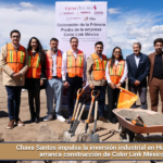 Chava Santos impulsa la inversión industrial en Huamantla; arranca construcción de Color Link México.