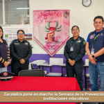 Zacatelco pone en marcha la Semana de la Prevención del Delito en instituciones educativas.