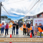 Giovani Montiel pone en marcha la rehabilitación de la calle Texcalac, en Actipac,con una inversión de más de 1.4 millones de pesos.