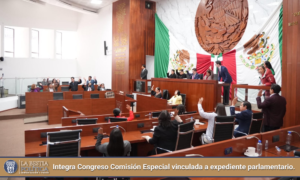 Integra Congreso Comisión Especial vinculada a expediente parlamentario.