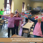 DIF Chiautempan impulsa activación física para adultos mayores en comunidades.