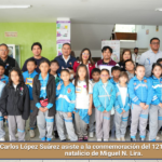 Carlos López Suárez asiste a la conmemoración del 121 aniversario del natalicio de Miguel N. Lira.