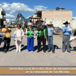 Inicia Ana Lucía Arce dos obras de infraestructura social en la comunidad de San Nicolás.