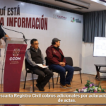 Descarta Registro Civil cobros adicionales por aclaración y rectificación de actas.