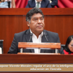 Propone Vicente Morales regular el uso de la inteligencia artificial en la educación en Tlaxcala.