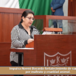 Impulsa Noemi Bocardo fortalecimiento de sanciones por maltrato y crueldad animal.
