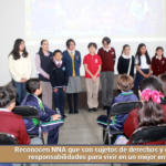 Reconocen NNA que son sujetos de derechos y que tienen responsabilidades para vivir en un mejor entorno.