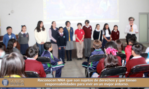 Reconocen NNA que son sujetos de derechos y que tienen responsabilidades para vivir en un mejor entorno.