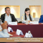 Alcalde Carlos López Suárez participa en la tercera sesión ordinaria del Consanfran.