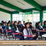 Presidenta Rocío Meléndez Pluma impulsa acciones de prevención y educación sobre salud sexual y reproductiva en adolescentes.