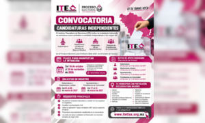 ITE abre convocatoria para candidaturas independientes rumbo a las elecciones de 2027 en Tlaxcala.