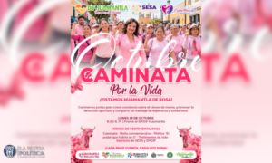 Huamantla caminará por la vida en el marco del Día Mundial de la Lucha contra el Cáncer de Mama.