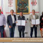 Firma Gobierno de Apizaco convenio de colaboración con MNW Incubadora para impulsar a emprendedores locales.