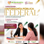Smdif Huamantla invita a capacitación sobre defensoría pública para fortalecer el conocimiento de los derechos ciudadanos.