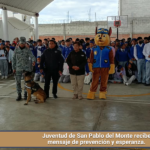 Juventud de San Pablo del Monte recibe mensaje de prevención y esperanza.