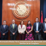 Acompaña Madai Pérez presentación de diplomado sobre justicia civil y familiar en el Congreso.