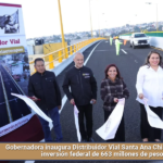 Gobernadora inaugura Distribuidor Vial Santa Ana Chiautempan con inversión federal de 663 millones de pesos.