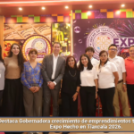 Destaca Gobernadora crecimiento de emprendimientos tlaxcaltecas en la Expo Hecho en Tlaxcala 2026.