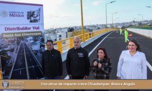 Con obras de impacto crece Chiautempan: Blanca Angulo.