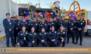 Fortalece SSC acciones de proximidad social en municipios de Tlaxcala.