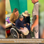 DIF Municipal entrega aparatos funcionales para mejorar la calidad de vida de las familias de Emiliano Zapata.