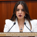 Miriam Martínez exige transparencia en los recursos destinados a IMSS-Bienestar; pide analizar la cancelación del convenio.