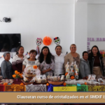 Clausuran curso de cristalizados en el SMDIF Ixtenco.