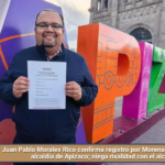 Juan Pablo Morales Rico confirma registro por Morena para buscar la alcaldía de Apizaco; niega rivalidad con el alcalde.