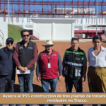 Avanza al 95% construcción de tres plantas de tratamiento de aguas residuales en Tlaxco.