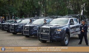 Apizaco incorpora 11 nuevas unidades para reforzar seguridad y atención de emergencias