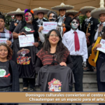 Domingos culturales convierten el centro de Chiautempan en un espacio para el arte.