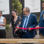 Proyecto de Saneamiento del Zahuapan llega a exposición internacional en el Bosque de Chapultepec.