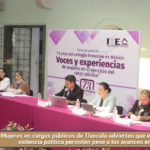 Mujeres en cargos públicos de Tlaxcala advierten que el machismo y la violencia política persisten pese a los avances en paridad.
