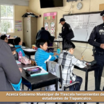Acerca Gobierno Municipal de Tlaxcala herramientas de prevención a estudiantes de Tlapancalco.