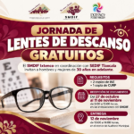 SMDIF Ixtenco anuncia jornada de lentes de descanso gratuitos.