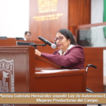 Plantea Gabriela Hernández expedir Ley de Autonomía Económica de las Mujeres Productoras del Campo.