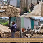Continúan trabajos de instalación y mejoramiento del drenaje en Santa Ana Nopalucan