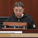 Propone Sandra Aguilar hasta tres años de prisión por fraudes digitales en Tlaxcala.