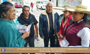 A 13 años de su registro en Tlaxcala, Morena mantiene vigente la organización desde abajo: Ana Lilia Rivera.