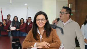 Evade Jaina Flores fijar postura sobre nombramiento de Ana Lilia Rivera