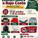 Gobierno de Tetlanohcan abre registro para el Programa de Materiales a Bajo Costo.