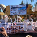 Apizaco inicia rehabilitación de la carretera a Huamantla y entrega obras de pavimentación.