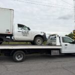 Policía Municipal de Huamantla recupera camioneta con reporte de robo en Tamaulipas.