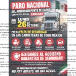 Transportistas advierten sobre inseguridad, carreteras deterioradas y costos excesivos en México.