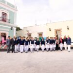 Con la participación de El Valle, Huamantla concluye su programa de homenajes cívicos diarios.