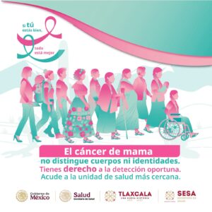 Ixtenco fortalece la cultura de la prevención y detección oportuna del cáncer de mama.